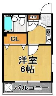 サンロワール北村【4階】の間取り