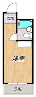 大阪府大阪市中央区島之内2丁目【マンション】の間取り