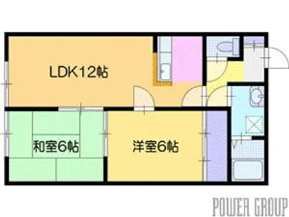 パレスエリーゼ7【2階】の間取り