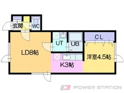 リバーハウス【2階】の間取り