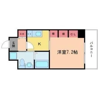 セントアミー東三国【6階】の間取り