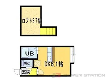 シュガーテラス【2階】の間取り