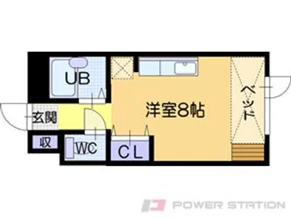 DERA2【3階】の間取り