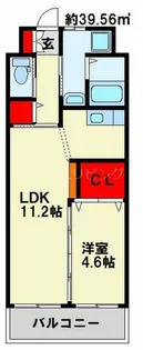 シグナス【3階】の間取り