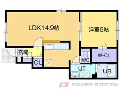 ビサイドパス【1階】の間取り