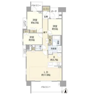 セントラルガーデン・レジデンス刈谷(0004178)【3階】の間取り