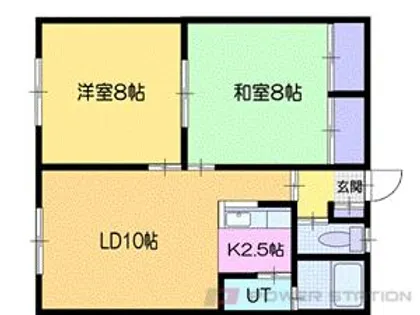 中田マンションⅡ【3階】の間取り
