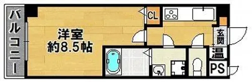 AILE(エール)三田本町【307号室】の間取り