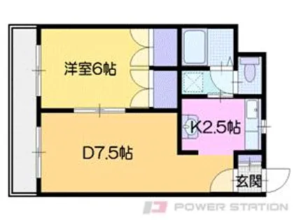 シャルムアクアマリーン【3階】の間取り