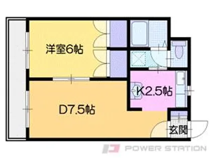 シャルムアクアマリーン【3階】の間取り
