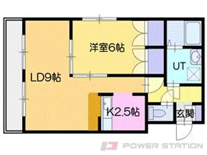 ビィクトリアパーク【1階】の間取り