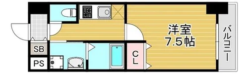 ブランブリエ京橋【9階】の間取り