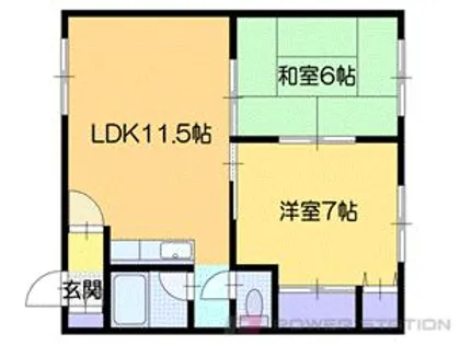 プレステージガーデン【2階】の間取り