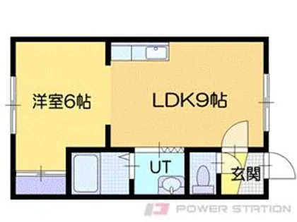 ハイツゴールド【2階】の間取り