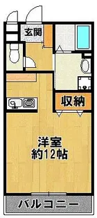 スリールS【110号室】の間取り