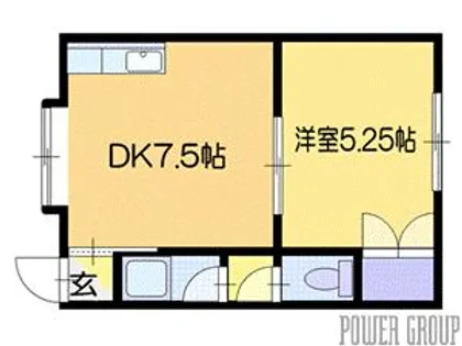 MS.カタイシ(マンション片石)【2階】の間取り