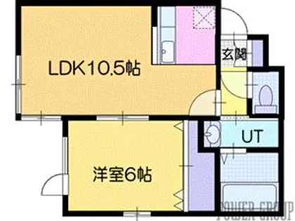 桜ハイツ相生【1階】の間取り