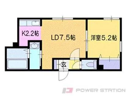 ナチュリラV【1階】の間取り