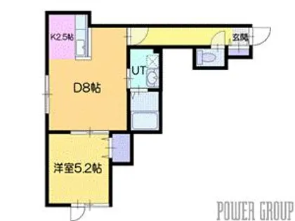 VIVIⅡ(ヴィヴィ2)【2階】の間取り