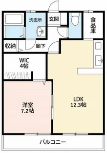 コーポリヲ【1階】の間取り