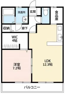 コーポリヲ【1階】の間取り