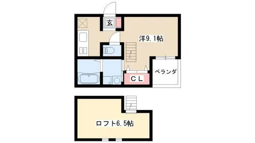 レジデンシアコート【102号室】の間取り