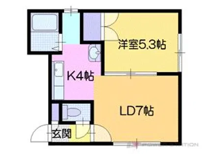パークマンション【1階】の間取り
