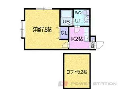 クレステッドビジョン【1階】の間取り