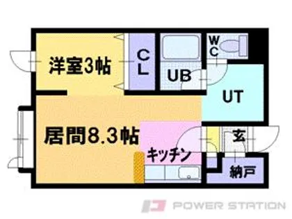 ポート24小樽【2階】の間取り