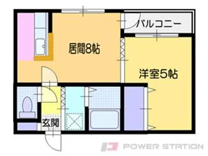 マリンビュー船見坂【2階】の間取り
