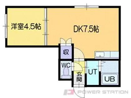 マリンビュー船見坂【3階】の間取り