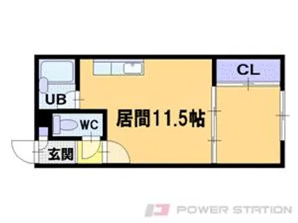 ハイツ東雲II【2階】の間取り