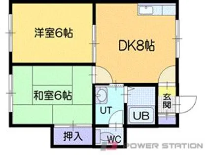 シティ桜【3階】の間取り