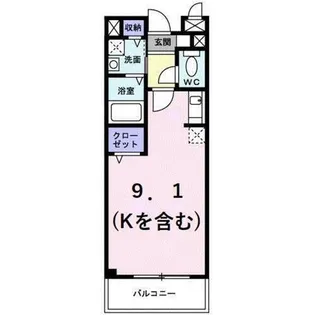 ビューティー藤ノ木【1階】の間取り