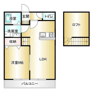 Ark atre【203号室】の間取り