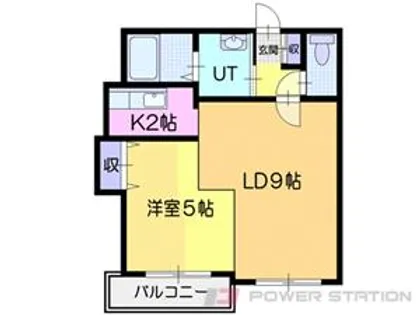 サンセットヒルズII【2階】の間取り