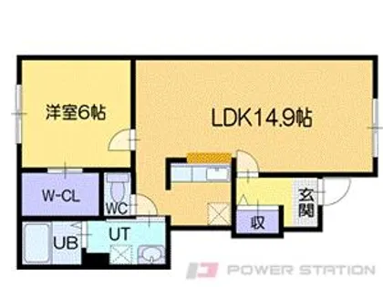 カルム桜III【1階】の間取り