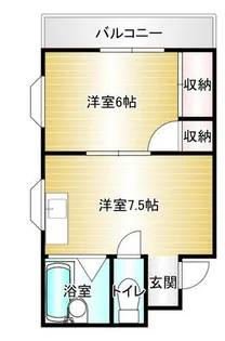 taiyobuilding【401号室】の間取り