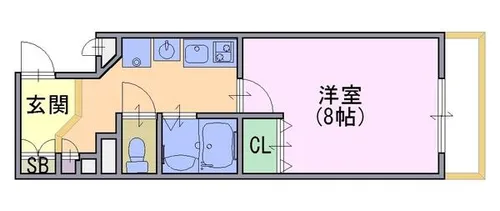 コーラルリーフ【2階】の間取り