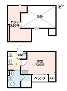 ウエストヴィレッジⅡ【1階】の間取り