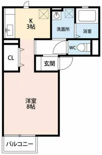 インテレクト【105号室】の間取り