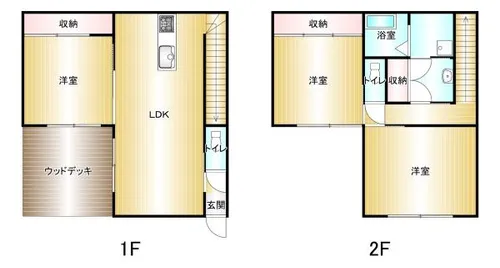 CURA【C号室】の間取り