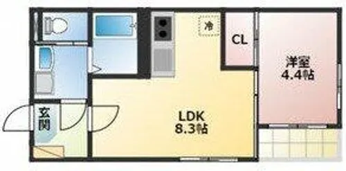 ラフテルR・Y【2階】の間取り