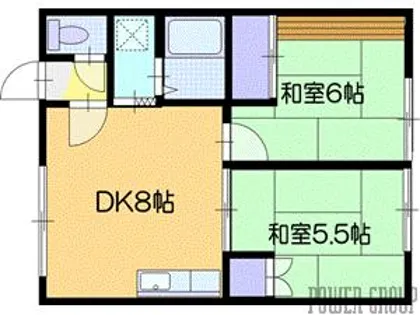 シャローム【1階】の間取り