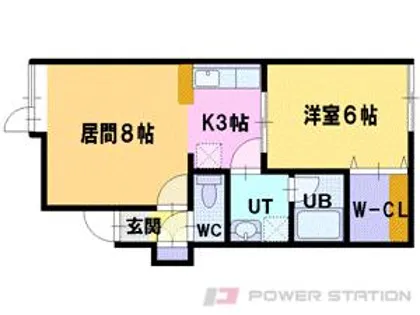 フォーサイトカレッジⅡ【2階】の間取り