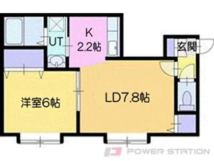 ブルワリーケイリック【1階】の間取り