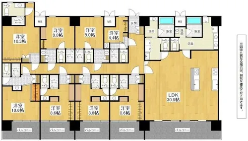 福岡県北九州市小倉北区古船場町【マンション】の間取り