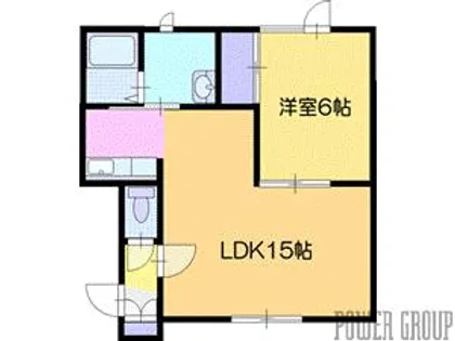 ハイツアルカディア【1階】の間取り