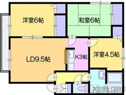 クリスタルサンビレッジG【2階】の間取り