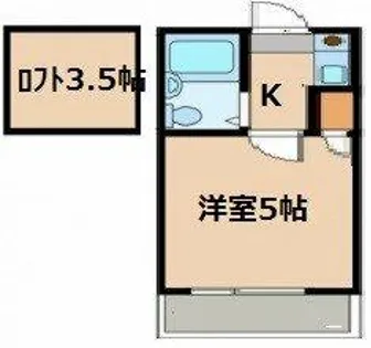 パレス海老山【1階】の間取り